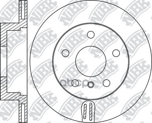 Диск тормозной NiBK арт. RN1724