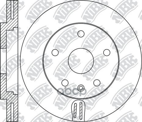 Диск тормозной Ford Explorer 3.5 294 AT 2010 RN1792 NiBK арт. RN1792