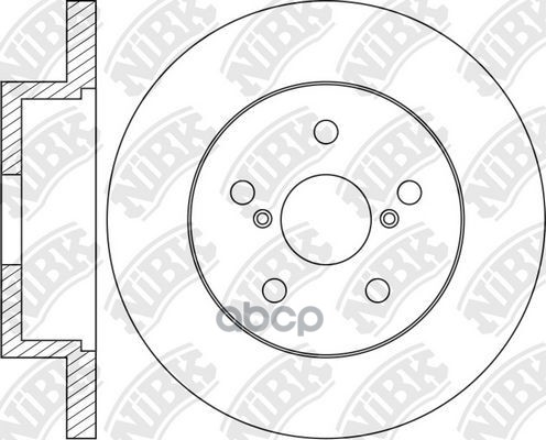 Диск тормозной NiBK арт. RN1968