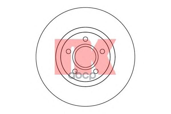 Диск Тормозной Volvo S40 V50 04- Nk арт. 204849