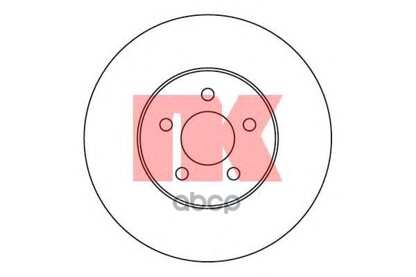 Диск Тормозной Передний Вентилируемый Volga Siber, Chrysler Cirus/Stratus/Sebring 209315 Nk арт. 209315