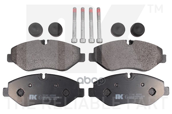 Колодки Тормозные Дисковые Iveco Daily 06- Nk арт. 222382