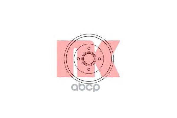 Барабан Тормозной Renault Megane Ab 96 Nk арт. 253908