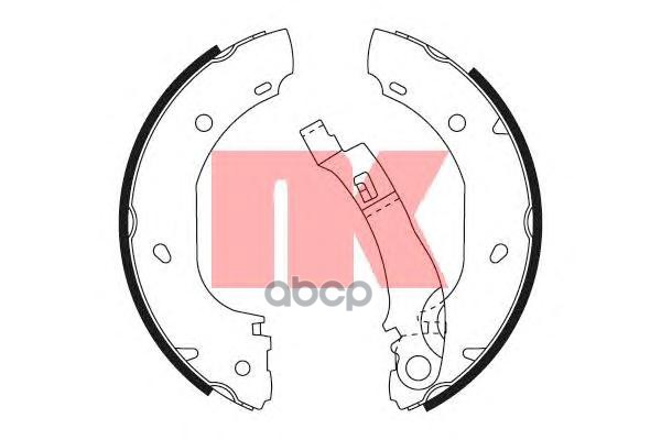 Колодки Тормозные Барабанные Citroen Fiat Peugeot Ab 4/02 Nk арт. 2719701