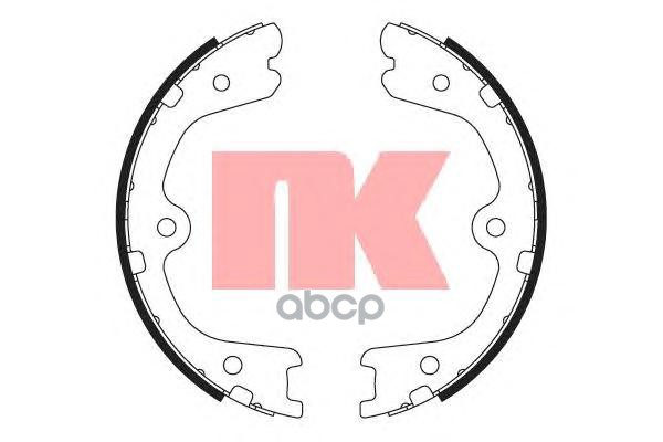 Колодки тормозные барабанные Nis Nav Pat 10- Nk арт. 2722798