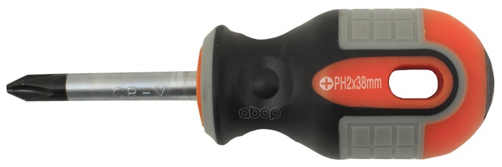 Отвертка Стержневая Крестовая Round Grip, Ph2 38 Мм OMBRA арт. 751238
