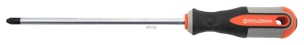 Отвертка Стержневая Крестовая Round Grip, Ph3x200 Мм OMBRA арт. 751320