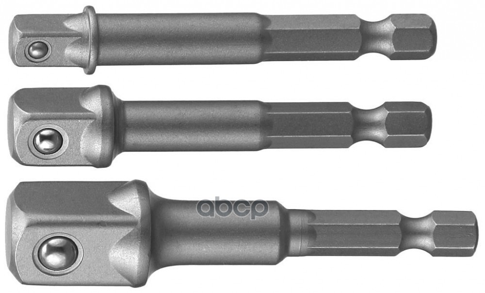 Набор Адаптеров 3 Пр: 1/4 Inch X Hex, 3/8 X Hex, 1/2 Inch X Hex OMBRA арт. 912003