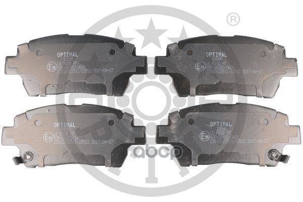 Колодки тормозные дисковые  комплект TOYOTA: CELICA (_T23_)  COROLLA Verso (_E12_)  MR 2 III (ZZW3_) Optimal арт. bp-12095