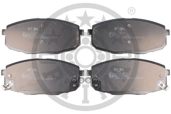 Колодки тормозные дисковые  комплект HYUNDAI: i30 (FD)  i30 CW (FD)KIA: CARENS II (FJ)  CEE'D Schr Optimal арт. bp-12135