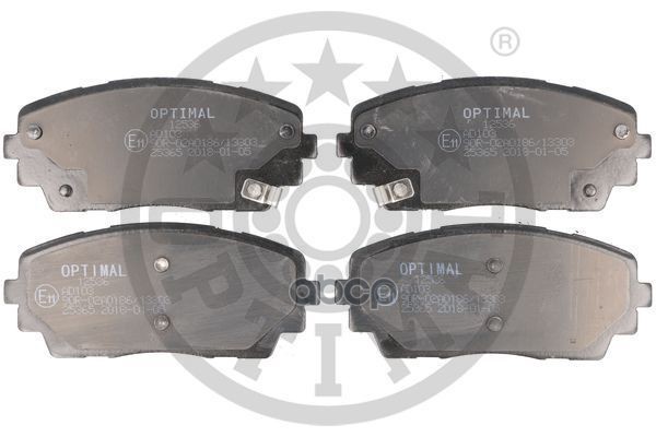 Колодки тормозные дисковые  комплект KIA: PICANTO (TA) Optimal арт. bp-12536