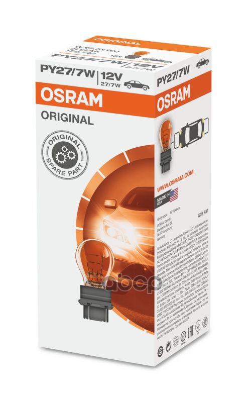 Лампа 3757AK 27/7W 12V W2.5X16Q Osram арт. 3757ak