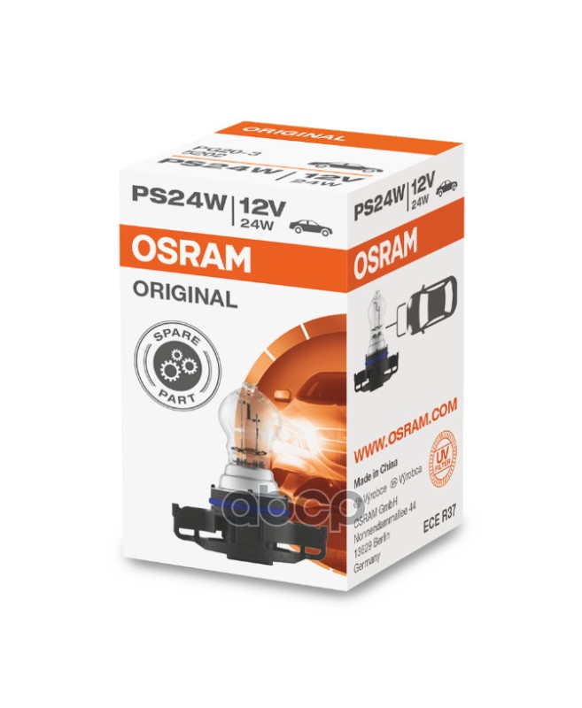 Лампа Накаливания Сигнальная Ps24w Ps24w Original 12V 24W Картон 1Шт Osram арт. 5202