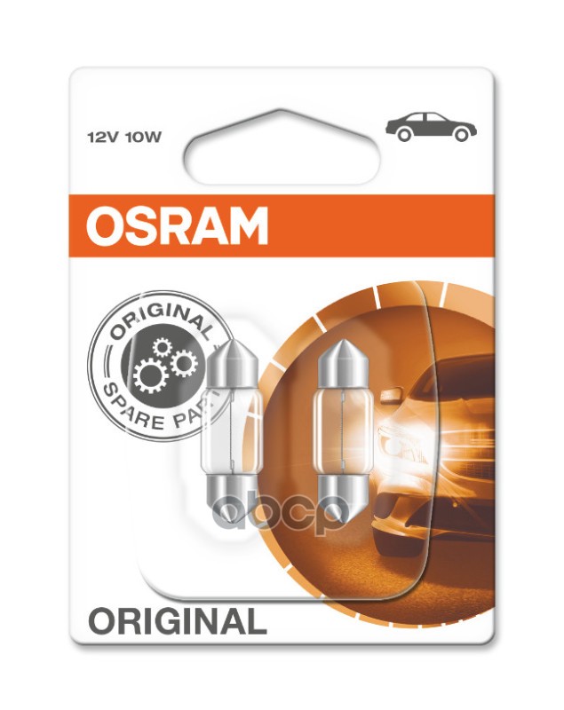 Комплект Ламп C5w 12V 10W Sv8.5-8 Original Line Качество Оригинальной З/Ч (Оем) 2Шт.(1К-Т) Osram арт. 643802B