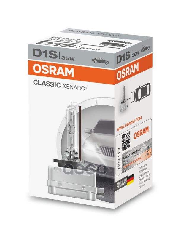 Лампа ксеноновая головного света D2R P32d-3 85V 35W PK32d-2 XENARC CLASSIC 1шт Osram арт. 66140CLC