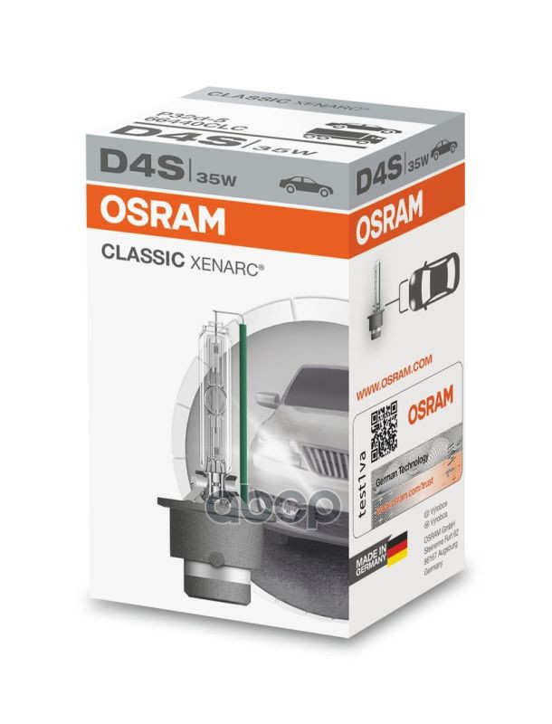 Лампа 66440CLC D4S 42V 35W P32D-5 XENARC CLASSIC Osram арт. 66440clc