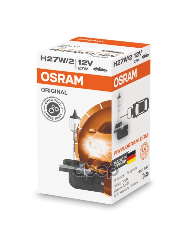 Лампа 881 US-тип 12 8V 27W PGJ13 Osram арт. 881