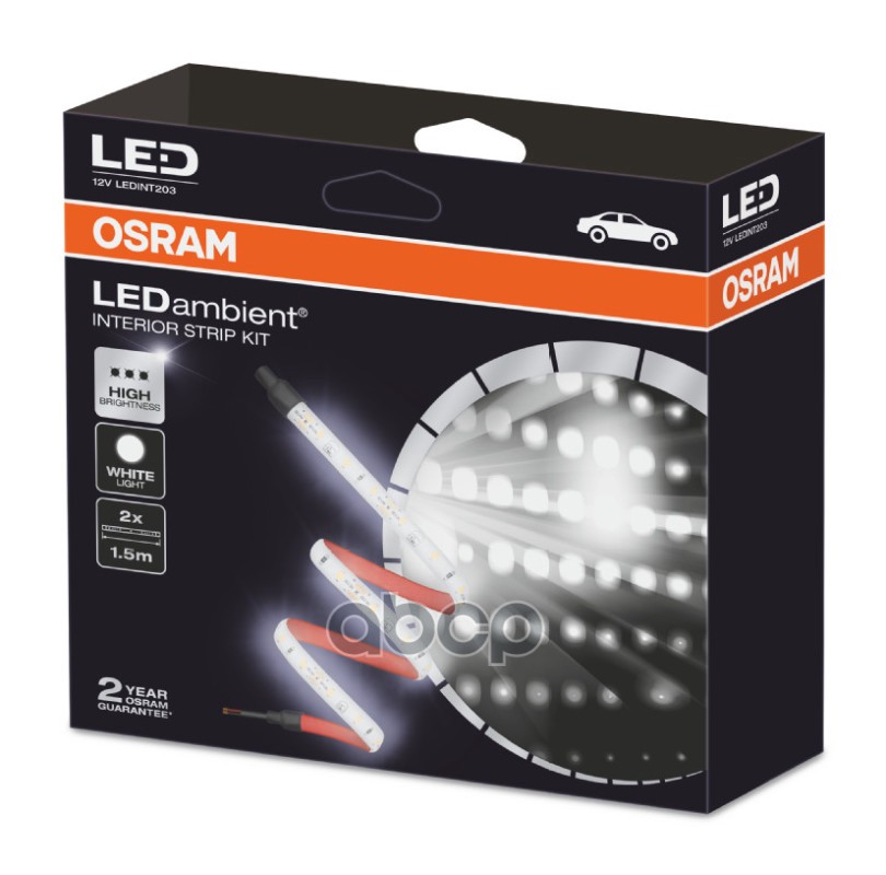 12V 12W Ledriving Светодиодные Ленты Для Освещения Интерьра Автомобиля 1 Шт. Osram арт. LEDINT203