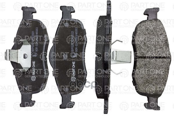 Колодки Тормозные Дисковые Перед. Ford: Mondeo I/Ii 93-00, Scorpio I/Ii 92-98 PART-ONE арт. 1BP025