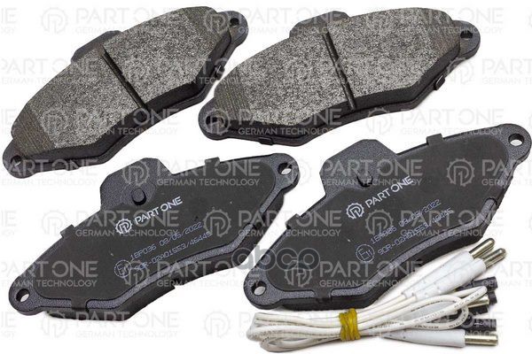 Колодки Тормозные Дисковые Front, Citroen Xantia 93-03, Xantia Break 94-03, 130.9X60.5x16.8 PART-ONE арт. 1BP036