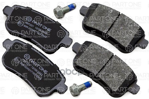 Колодки Тормозные Дисковые Зад. Renault Scenic/Grand Scenic/Megane 09- PART-ONE арт. 1BP221