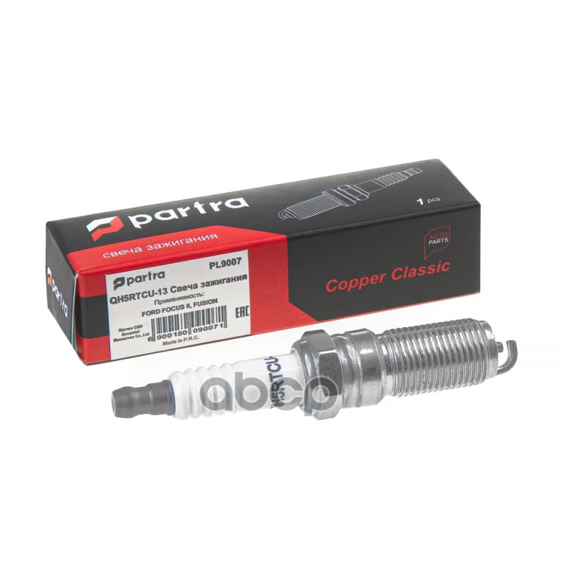 Свеча Зажигания Ford Focus Ii (Da_, Hcp, Dp) 1.6 Hwdb, Hwda, Shda, Partra Pl9007 PARTRA арт. PL9007