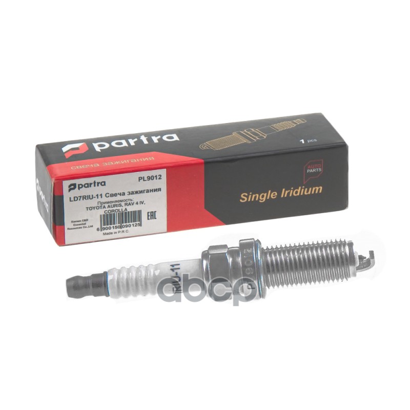 Свеча зажигания Toyota AURIS 2ZR-FAE 1.8 2009-2012, RAV 4 III (_A3 PARTRA PL9012 PARTRA арт. PL9012