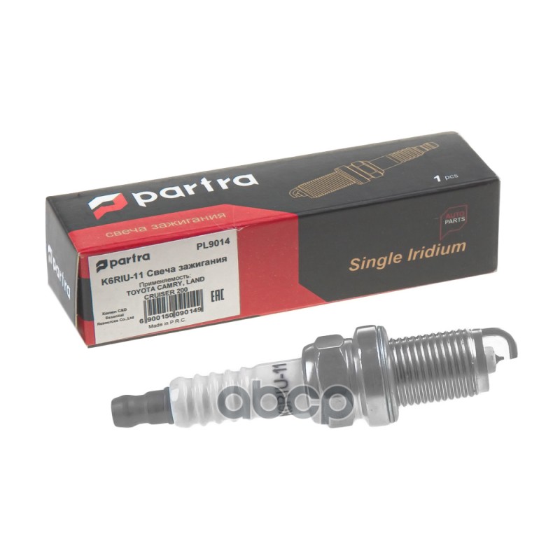 Свеча зажигания Toyota CAMRY Saloon (_V4_) 2.4 (ACV40) 2AZ-FE 01.2 PARTRA PL9014 PARTRA арт. PL9014