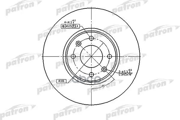 Диск Тормозной Передн Citroen: C5 01-04, C5 04-, C5 Break 01-04, C5 Break 04-, Xantia 97-98, Xantia 98-03, Xantia Break 98-03...