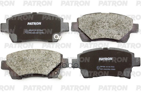 Колодки тормозные дисковые TOYOTA: COROLLA 02-, COROLLA Verso 02-04, COROLLA седан 02-, COROLLA универсал 02-, PRIUS хечбэк 0...