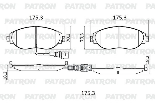 Колодки тормозные дисковые перед. AUDI: A3 S3 quattro 12-  SEAT: ALHAMBRA 1.4 TSI/2.0 TDI/2.0 TDI 4WD/2.0 TSI 10-  SKODA: OCT...