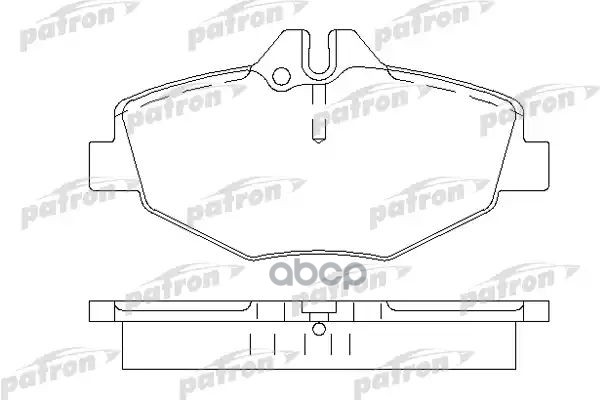 Колодки тормозные дисковые передн PBP1414 PATRON арт. PBP1414