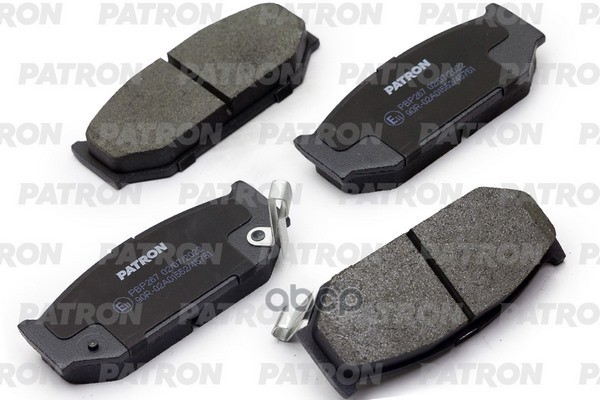 Колодки Тормозные Дисковые Перед Suzuki Swift 06- PATRON арт. PBP267