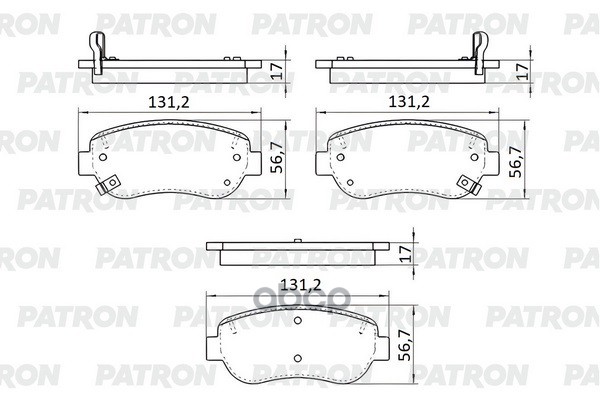 Колодки Тормозные Дисковые Patron Pbp350 PATRON арт. PBP350