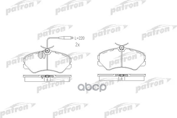 Колодки Тормозные Дисковые Передн Alfa Romeo: Ar 6 Автобус 85-89, Ar 6 Фургон 85-89, Citroen: C25 C Бортовой Платформой 87-94...