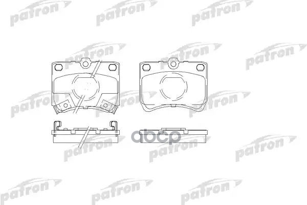 Колодки Тормозные Дисковые Передн Kia: Pride 90-, Pride Универсал 99-, Mazda: 121 I 87-90 PATRON арт. PBP597