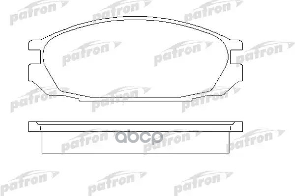 Колодки Тормозные Дисковые Задн Nissan: Patrol Gr I 88-97 PATRON арт. PBP937