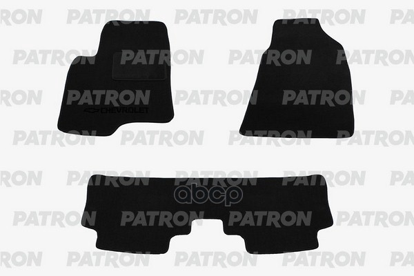Комплект Автомобильных Ковриков Текстильных Chevrolet Captiva Ii 2013-2019 PATRON арт. PCC-CHV0018
