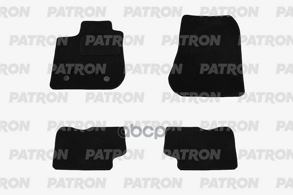 Комплект Автомобильных Ковриков Текстильных Dacia Logan 2012-2018 PATRON арт. PCC-DCA001