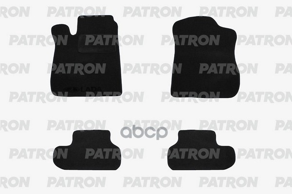 Комплект Автомобильных Ковриков Текстильных Ba3 Lada 21099-09 1989-2004 PATRON арт. PCC-LAD005
