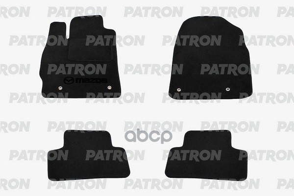 Комплект Автомобильных Ковриков Текстильных Mazda Cx 7 2010-2012 PATRON арт. PCC-MZD0012