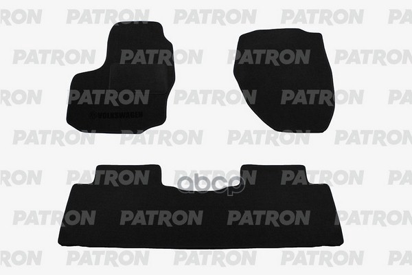 Комплект Автомобильных Ковриков Текстильных Vw Sharan Ii 2010- PATRON арт. PCC-VW0033