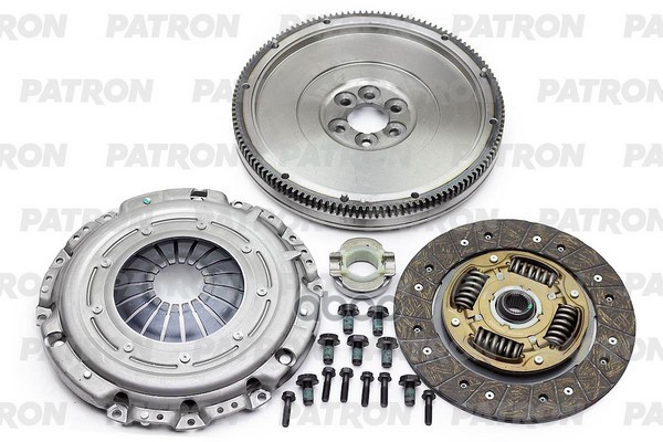 К-Кт Сцепления С Одномассовым Маховиком (4P) Audi: A3 1.9Tdi 96-, Skoda Octavia 1.9Tdi 1998>, Vw Golf Iv 1.9Tdi 1997> PATRON ...