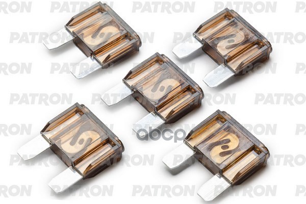 Предохранитель Пласт.коробка 5Шт Maxi Fuse 70A Коричневый PATRON арт. PFS067