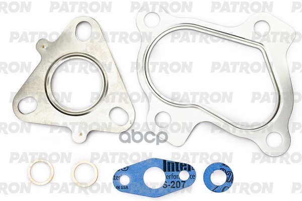 Комплект Прокладок Турбокомпрессора Ihi Rhf4 Mitsubishi L 200 2.5Td 134Hp 2006> PATRON арт. PGT0052