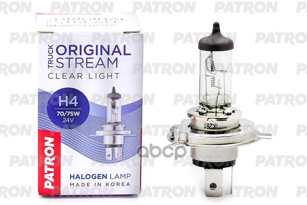 Лампа Галогенная H4 24V 75/70 W P43t PATRON арт. PLH47570