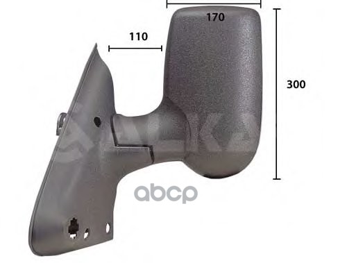 Зеркало Наружное В Сборе Прав,Ручн, Выпукл (Коротк Арм) Ford: Transit - 00-06 PATRON арт. PMG1244M02