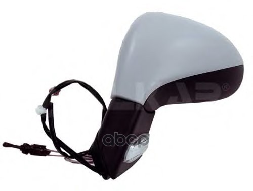 Зеркало Наружное В Сборе Лев, Мех, Выпукл, Грунт,С Указат Повор Peugeot: 207 - 06- PATRON арт. PMG2911M01