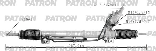 Рейка Рулевая Гидравлическая Bmw: 5 (E39) , 5 Touring (E39) 1995-03 Zf PATRON арт. PSG3007