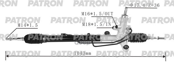 Рейка Рулевая Honda Civic Fa1 06- PATRON арт. PSG3052